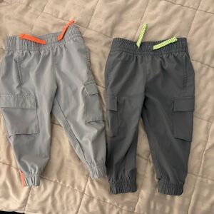 Kids Cargo hiking Pants - Gray and Dark Gray